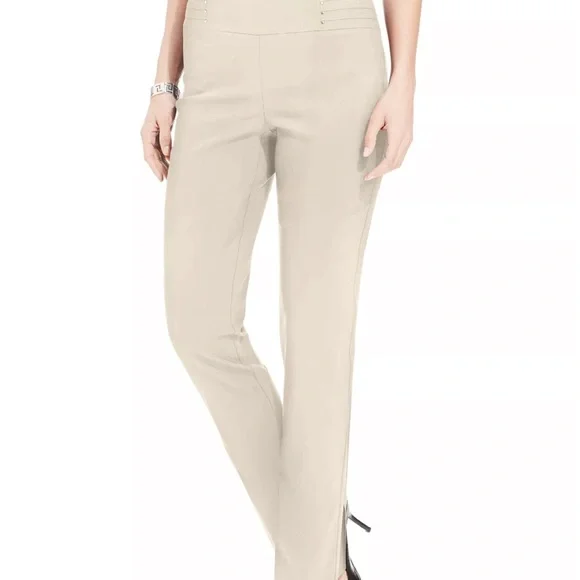 Studded Pull-On Tummy Control Pants Regular and Short Lengths Created for  Macy's